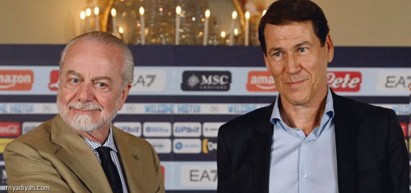 رئيس نابولي: لن أقيل رودي جارسيا طالما يسمع كلامي