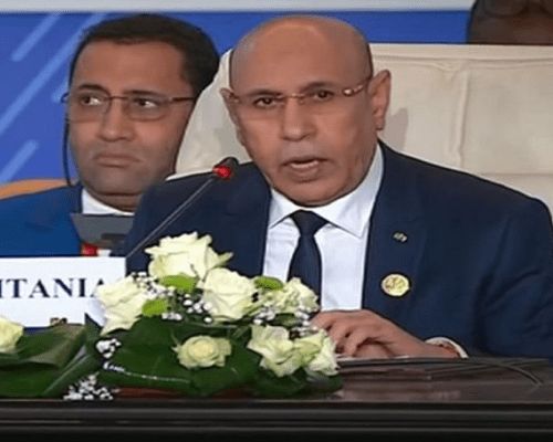 الرئيس الموريتاني: الوضع في المنطقة كارثي ولا بد من حل للصراع الراهن