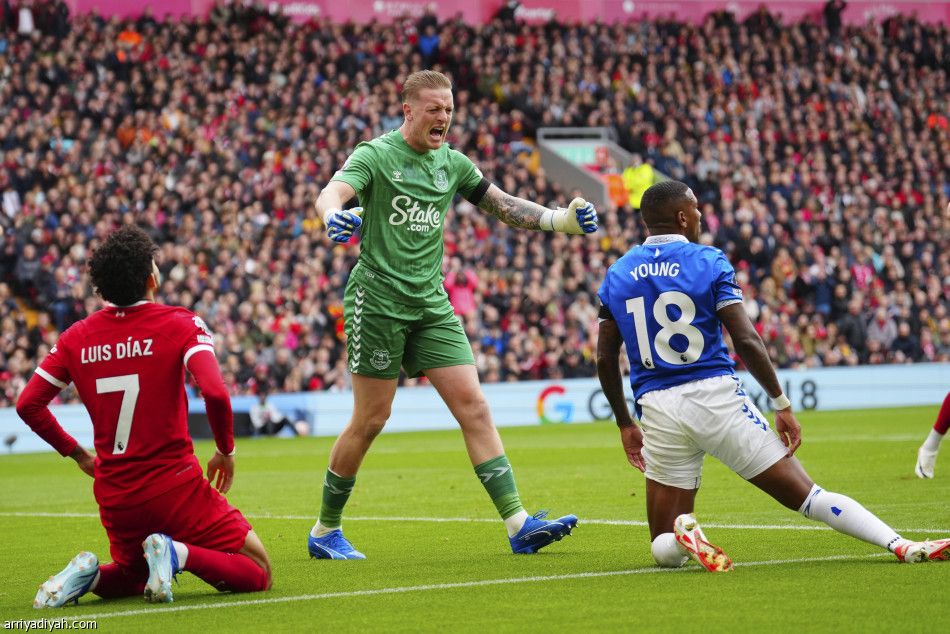 صلاح يهدي ليفربول نقاط ديربي الميرسيسايد