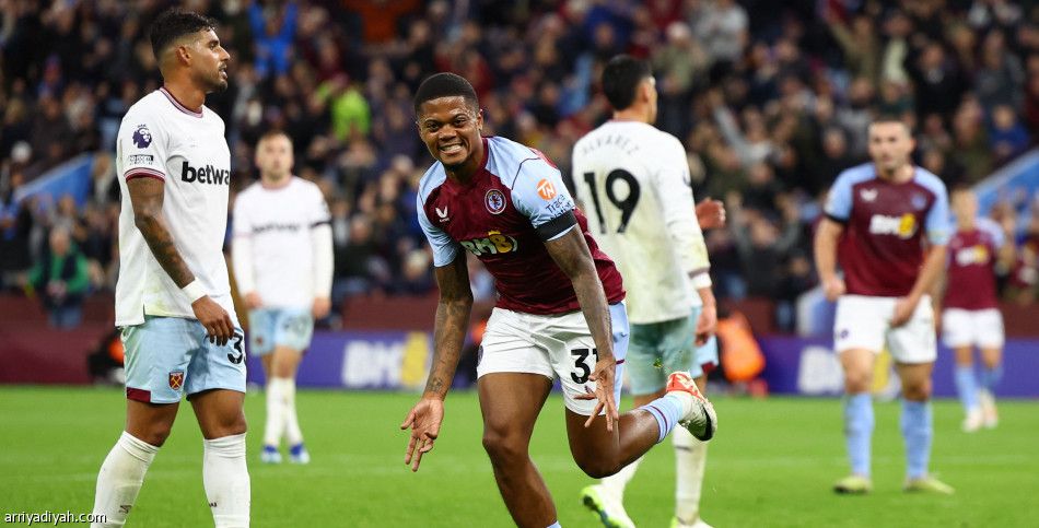 أستون فيلا يقسو على وست هام برباعية