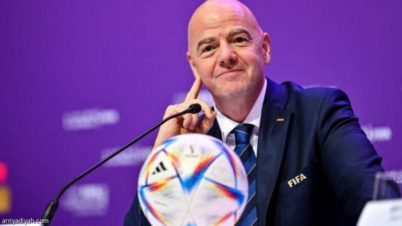 رئيس «فيفا» يحضر مواجهة النصر والدحيل