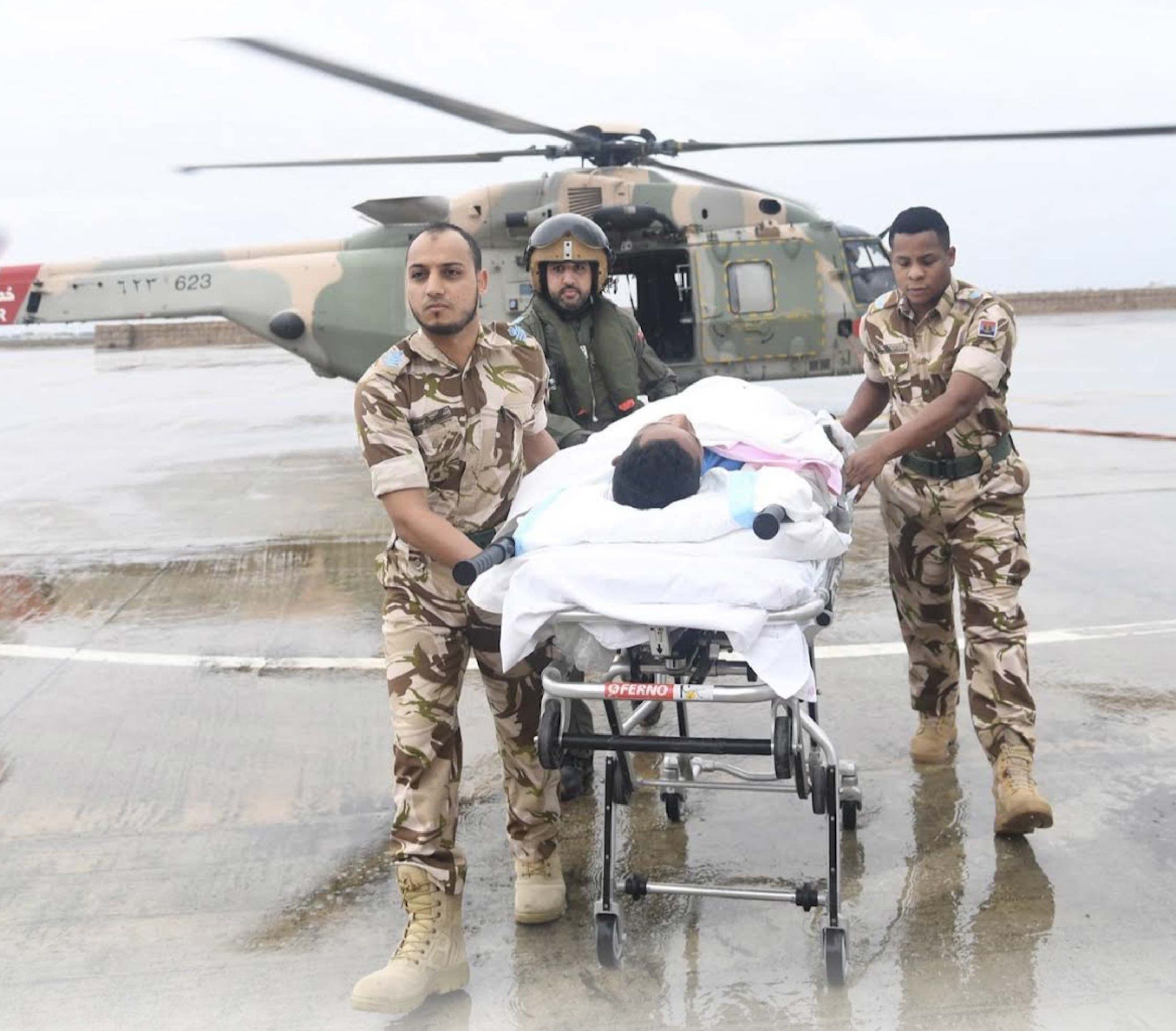 سلاح الجو السلطاني ينفذ عملية ” إخلاء طبي” بظفار