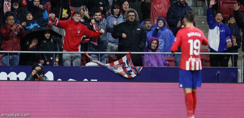 أتلتيكو يحقق فوزه السادس تواليا