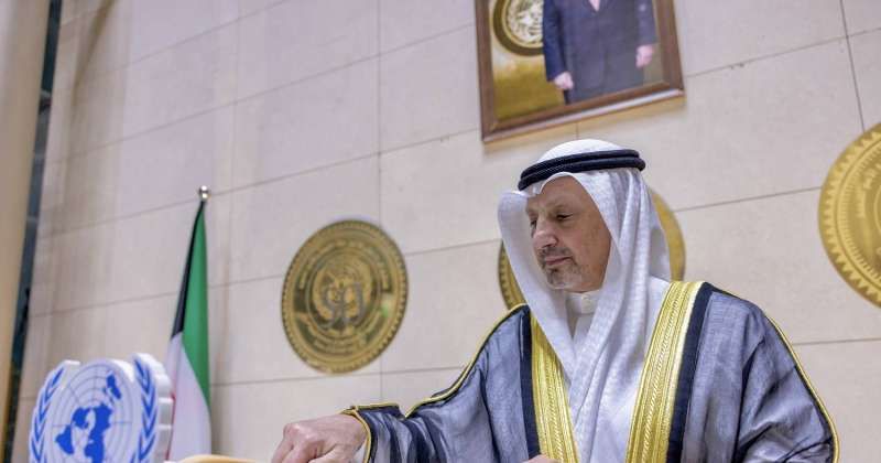 وزير الخارجية لـ «بعثة الأمم»: الكويت حازمة في مطالبتها بالوقف الفوري للعدوان على غزة
