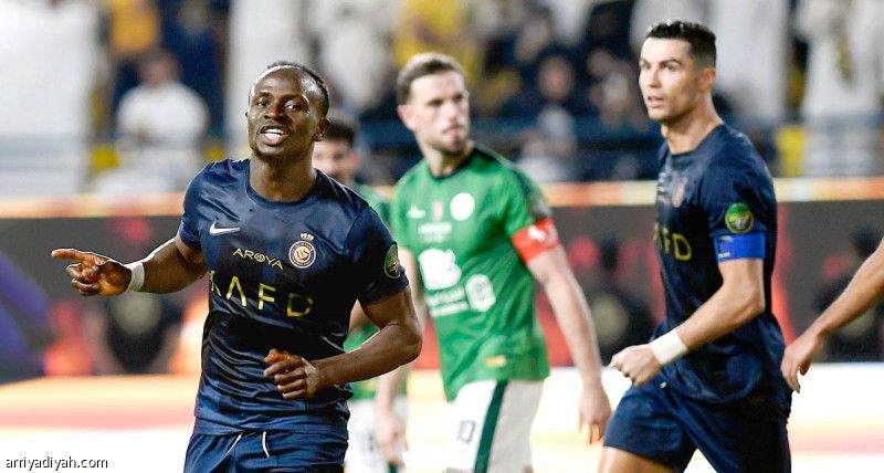 ماني يصعد بالنصر