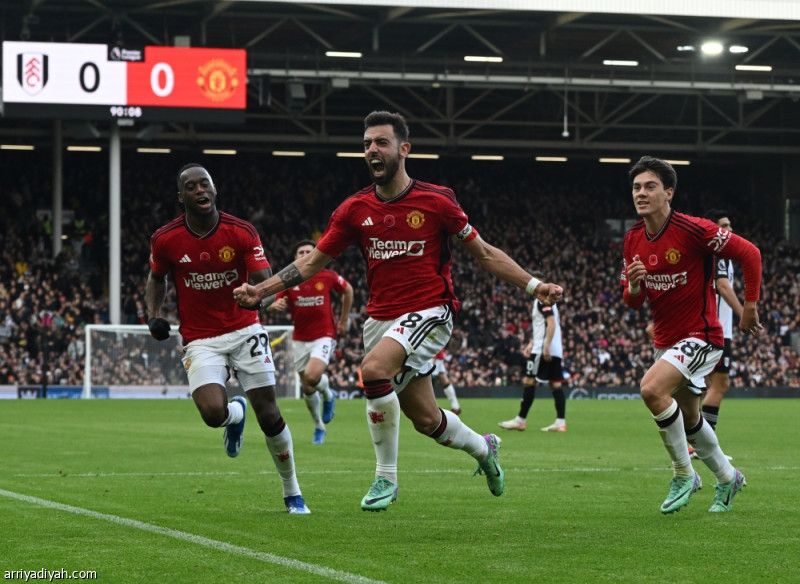 «قاتل» يمنح مانشستر يونايتد نقاط فولهام