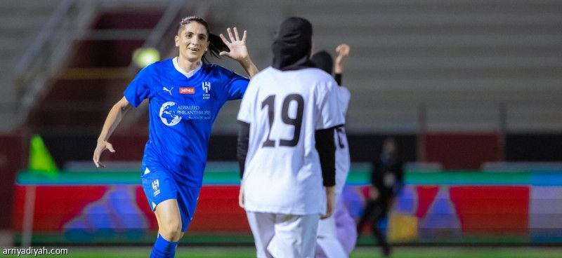 قبل موقعة النصر.. سيدات الهلال يستعرضن برباعية