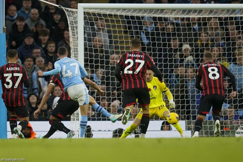 مانشستر سيتي يسحق بورنموث بسداسية