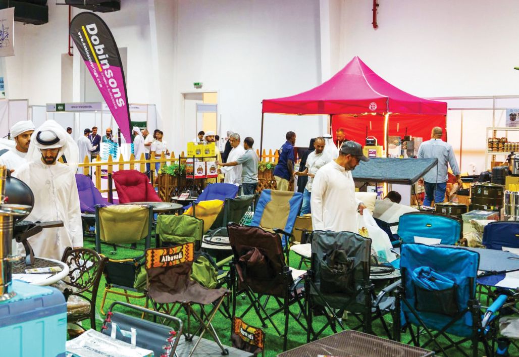 35 علامة تجارية في معرض «المغامرات والتخييم 2023» بإكسبو الذيد