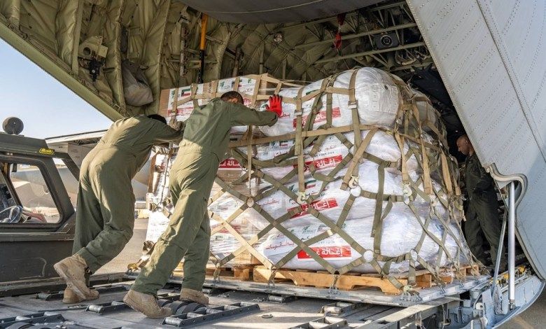 إقلاع الطائرة الـ14 من الجسر الجوي الكويتي لإغاثة الفلسطينيين