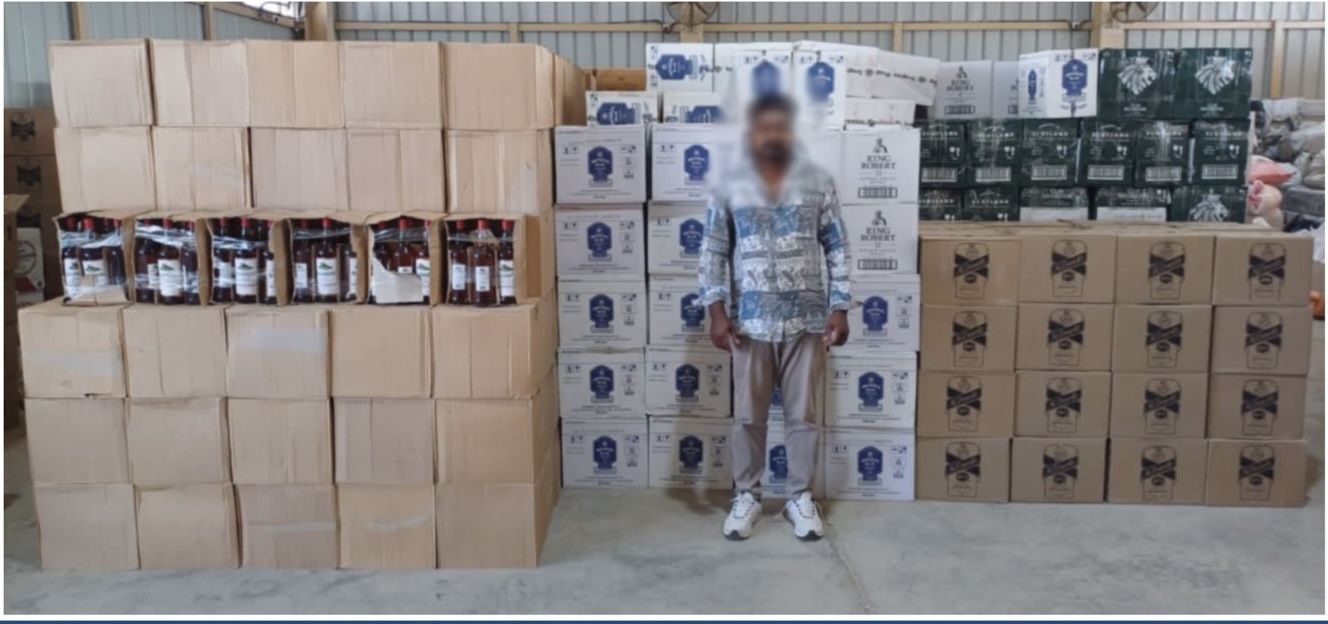 أكثر من 11 ألف زجاجة مشروبات كحولية تم ضبطها في بركاء وصحار