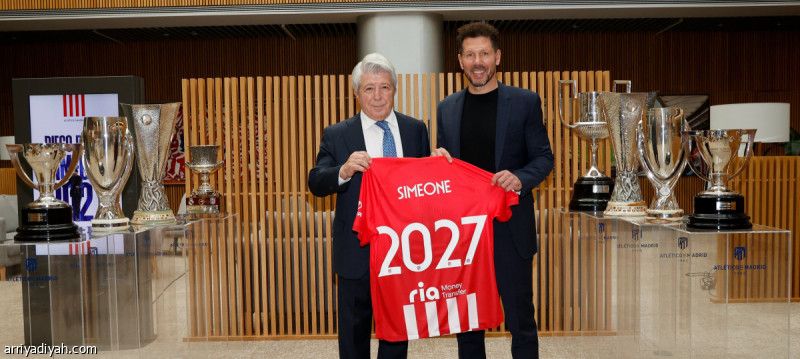 أتلتيكو يمدّد عقد سيميوني حتى 2027
