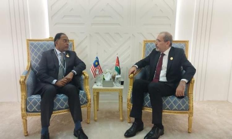 الأردن وماليزيا يبحثان ضرورة إيصال المساعدات الإنسانية إلى غزة