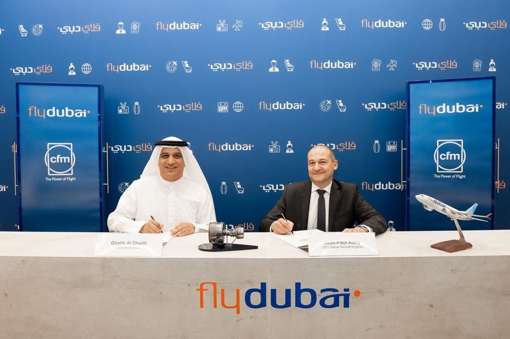 فلاي دبي توقع اتفاقية خدمات لمحركات سي إف إم ليب