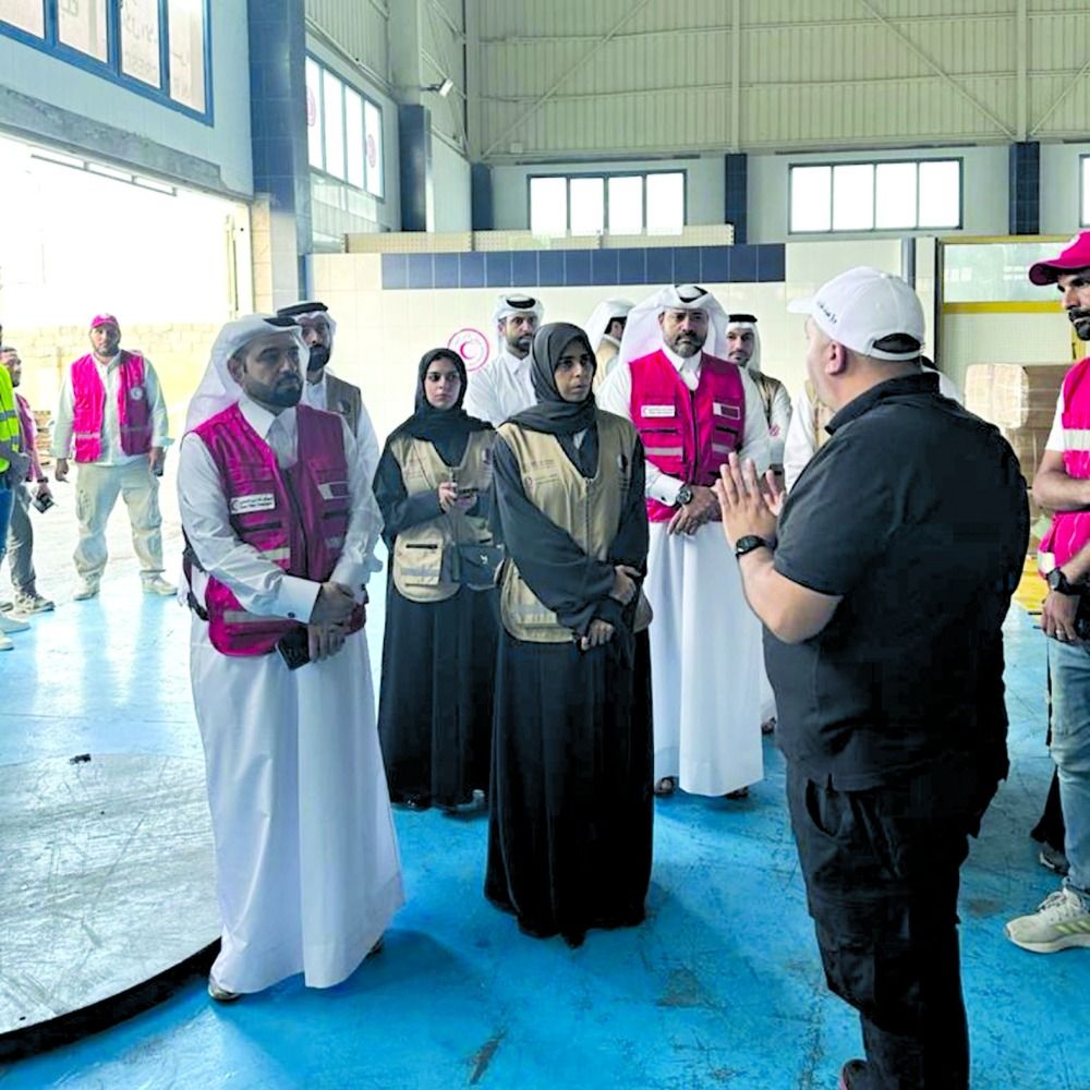 وفد قطر في العريش ورفح لإيصال  مساعدات للأشقاء بغزة