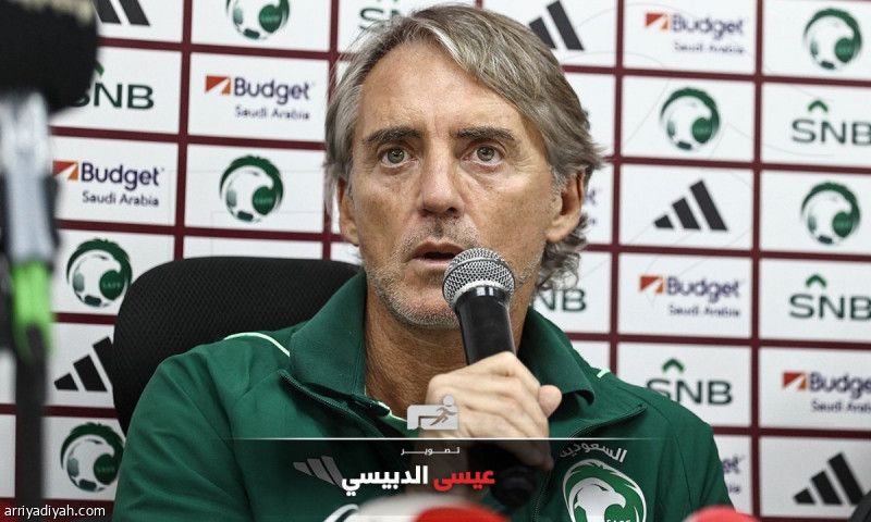 مانشيني: أبواب الأخضر مفتوحة.. والتأهل هدفنا الأول