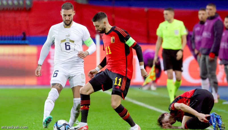 بلجيكا تسقط صربيا
