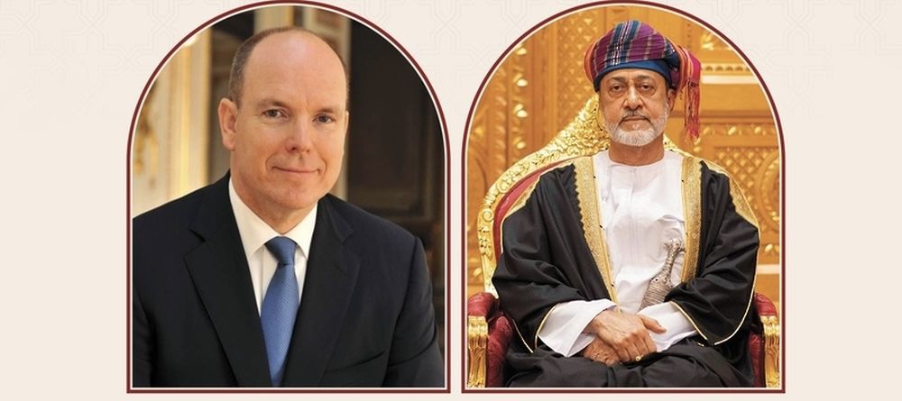 جلالة السلطان يهنئ أمير موناكو بالعيد الوطني لبلاده