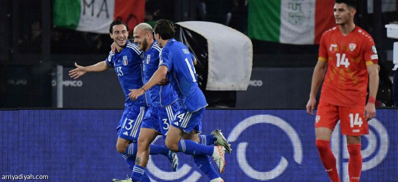 يورو2024.. إيطاليا تنعش آمال التأهل بخماسية مقدونيا