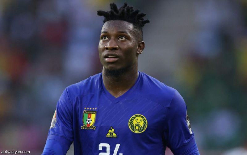 أونانا خارج مباراة الكاميرون وليبيا