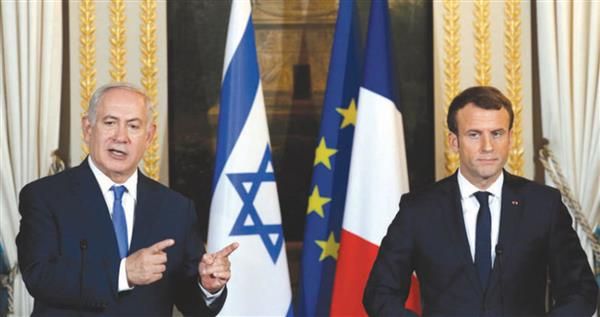 ماكرون يؤكد لنتنياهو أن حل الدولتين هو الضمان الوحيد للاستقرار في الشرق الأوسط