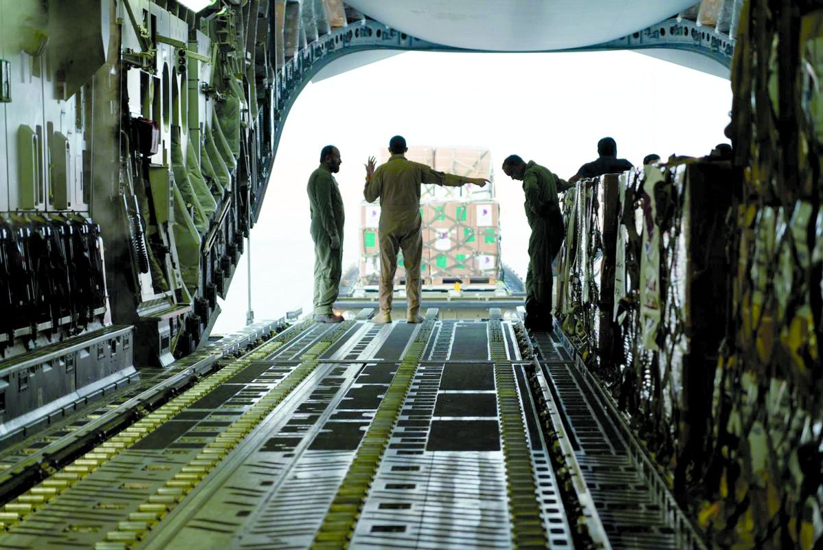 طائرة قطرية تتوجه إلى العريش  تحمل مساعدات لغزة