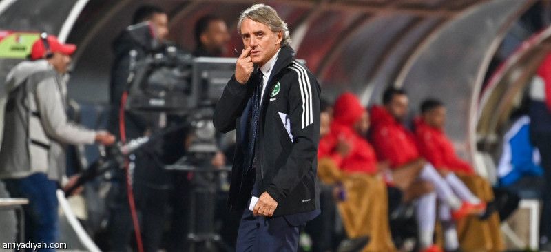 مانشيني: الأخضر استحق الفوز على الأردن