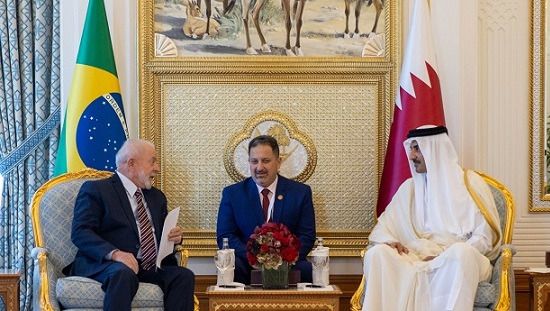 سمو الأمير والرئيس البرازيلي يعقدان جلسة مباحثات رسمية