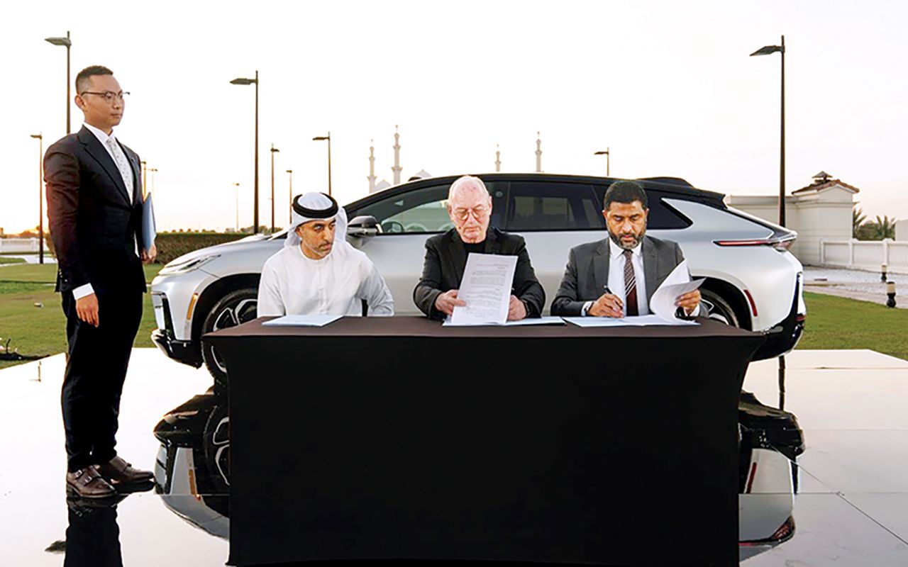 «فاراداي فيوتشر» الأمريكية للمركبات الكهربائية تدخل أسواق المنطقة من أبوظبي