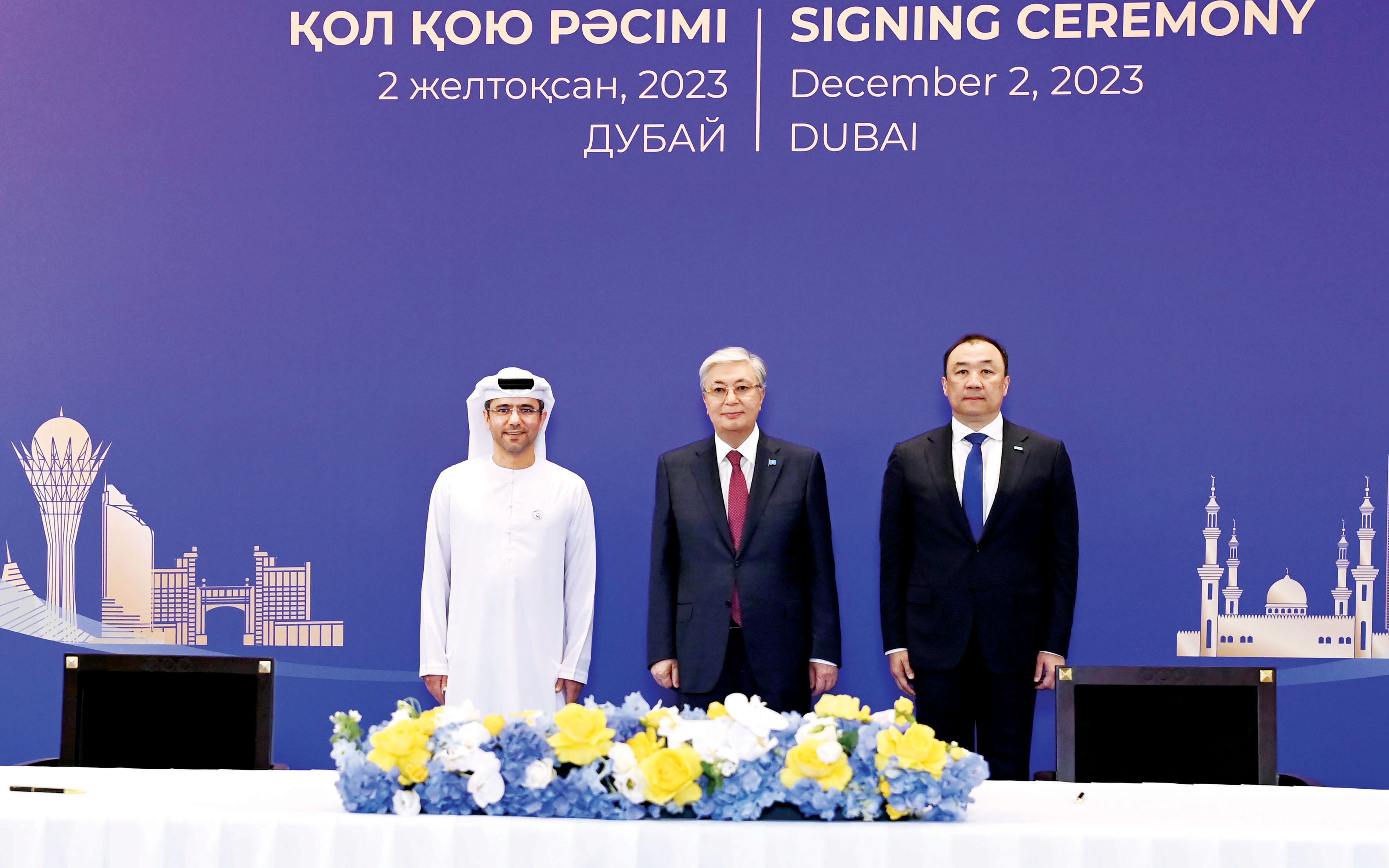 موانئ أبوظبي وسكك حديد كازاخستان تؤسسان مشروعاً مشتركاً