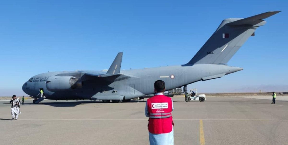 طائرتان قطريتان تصلان إلى "هيرات" الأفغانية تحملان مساعدات لمتضرري الزلزال