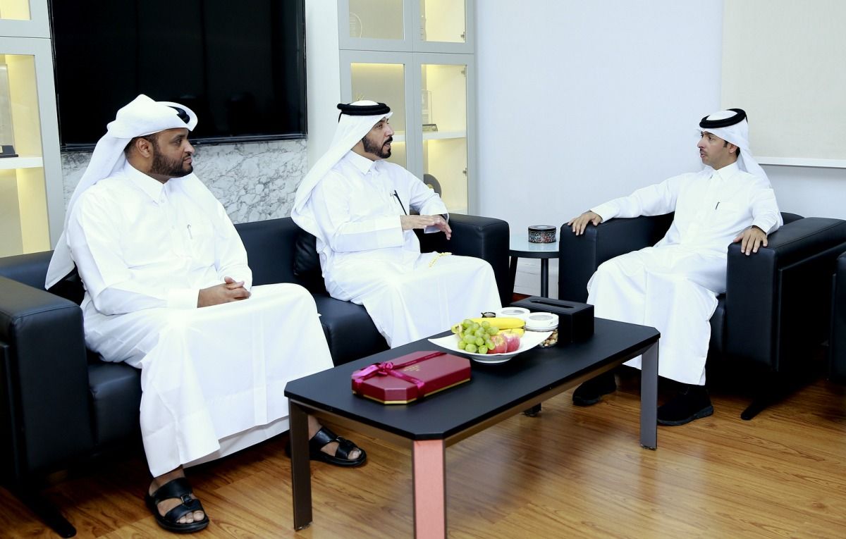 رئيس التحرير يستقبل رئيس المجلس البلدي ونائبه