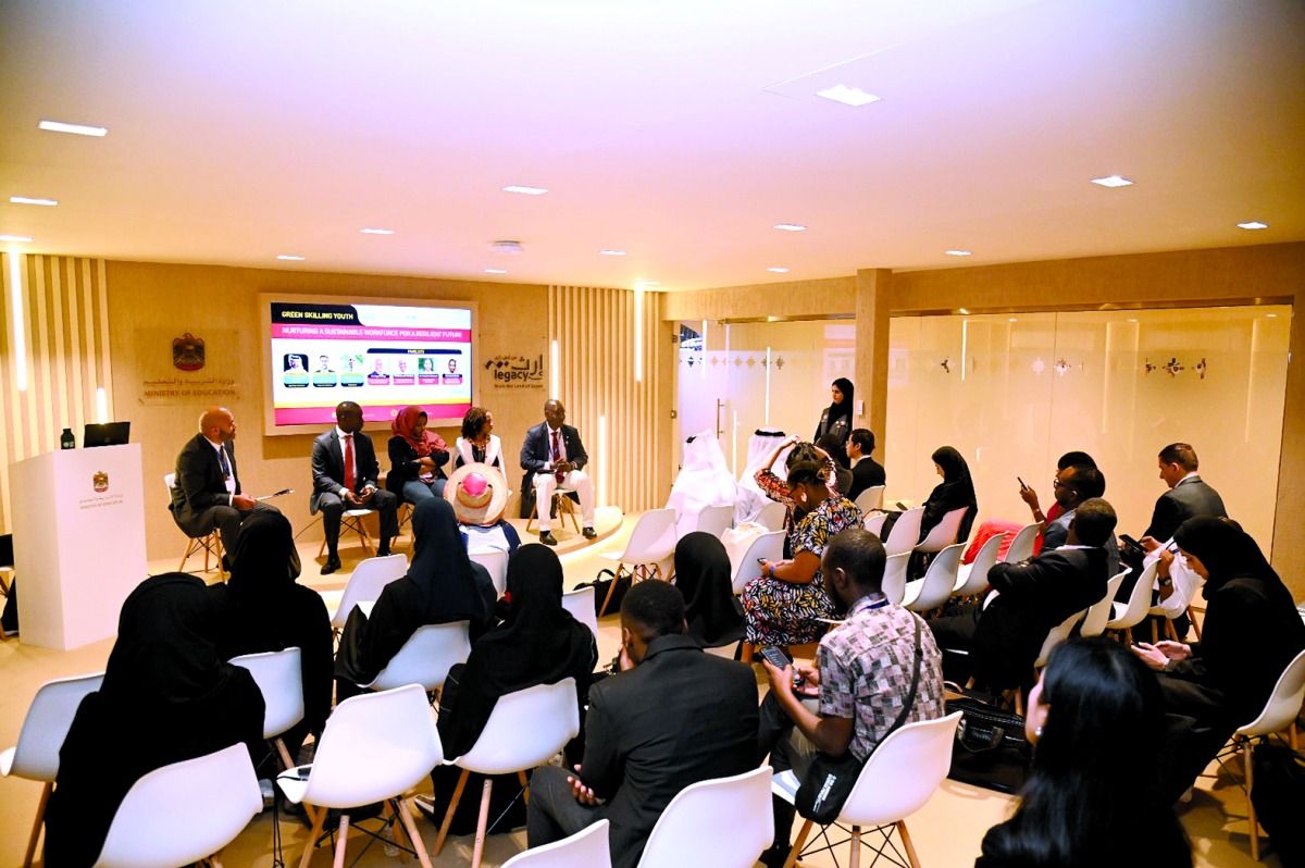 خلال مشاركتها في مؤتمر «COP 28» بدبي.. 6 جلسات لـ «التعليم فوق الجميع»  حول «المناخ»