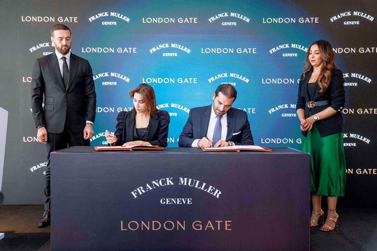 «فرانك مولر» السويسرية تضع بصمتها على برج «لندن غيت» في دبي