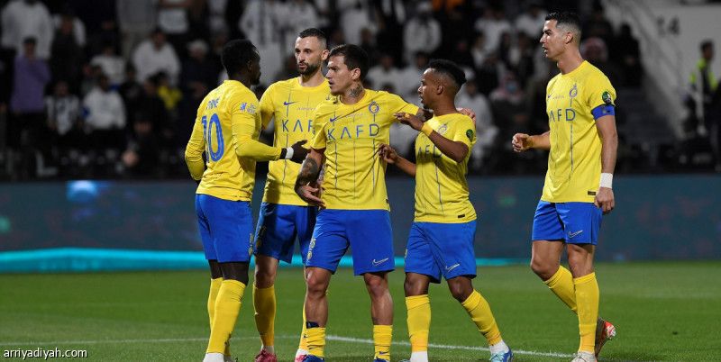 النصر يقسو على الشباب بخماسية.. ويعبر