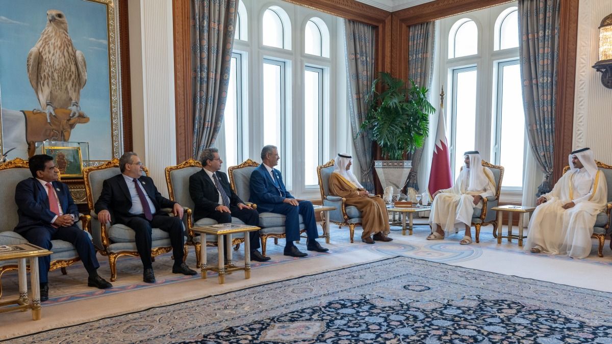 سمو الأمير يستقبل الوزراء المشاركين في مؤتمر الطاقة العربي الثاني عشر