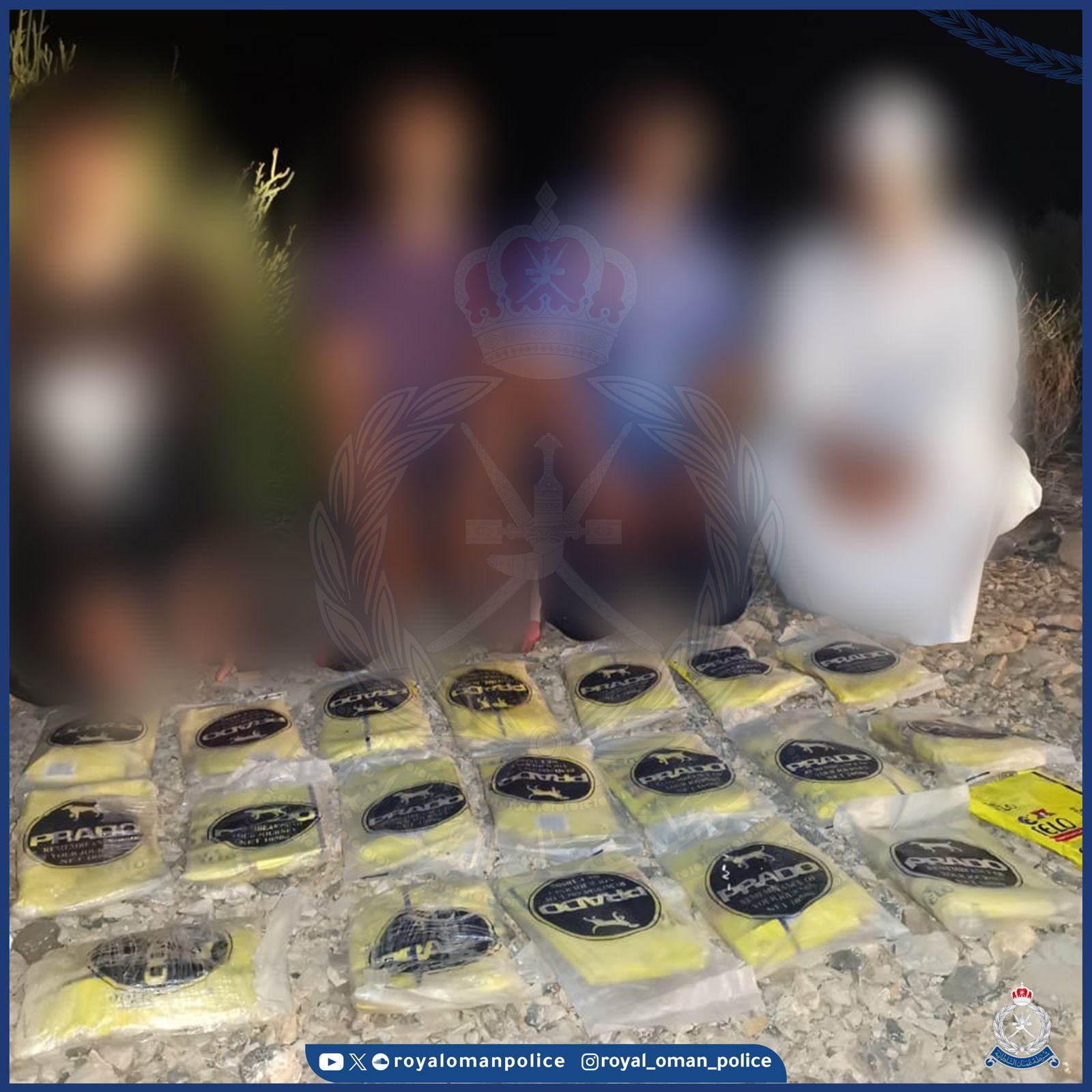 مواطن و4 آسيويين في قبضة الشرطة .. لهذا السبب