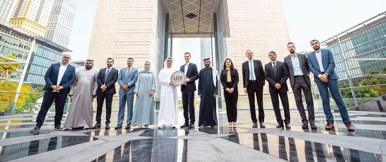 مباني «دبي المالي العالمي» تحصل على شهادات الريادة في تصميمات الطاقة والبيئة