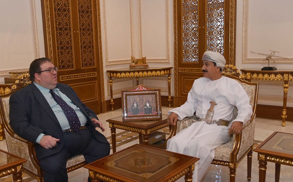 وزير المكتب السُّلطاني يستقبل سفيري قبرص وروسيا
