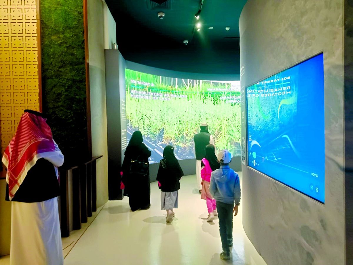 الجناح السعودي.. مبادرات طموحة نحو الحقبة الخضراء