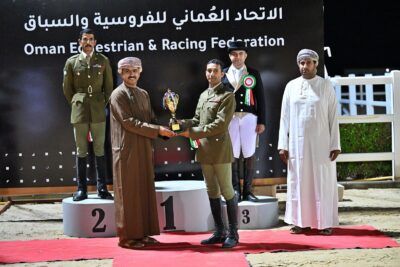 ” الحرس” و “الشرطة ” يخطفون فئات ثاني أدب الخيل بالرحبة