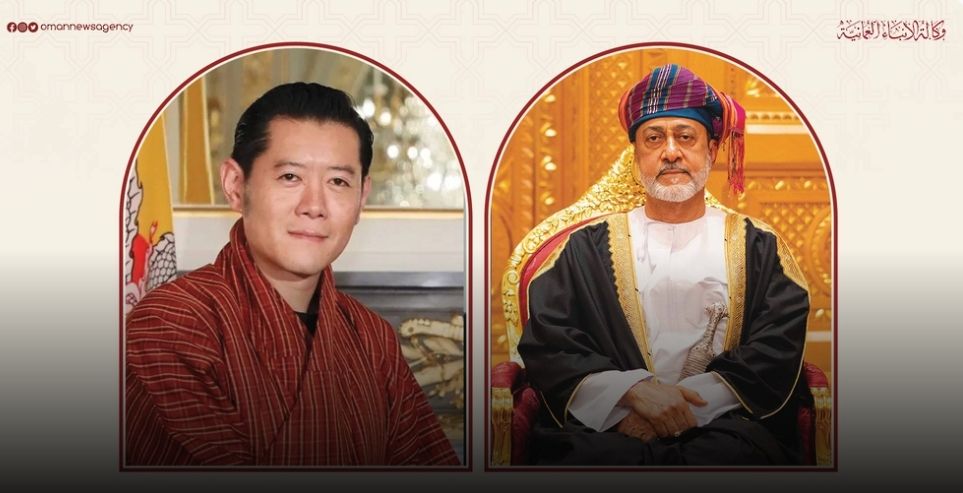 جلالةُ السُّلطان المعظم يهنّئ ملك مملكة بوتان