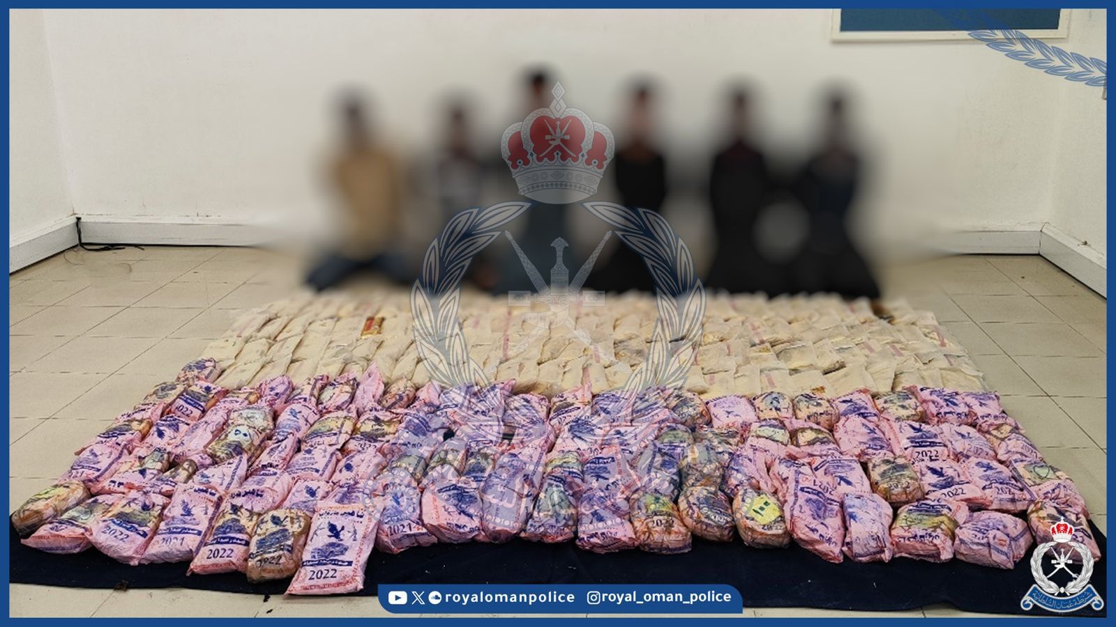 بتهمة تهريب المخدرات .. القبض على 6 آسيويين