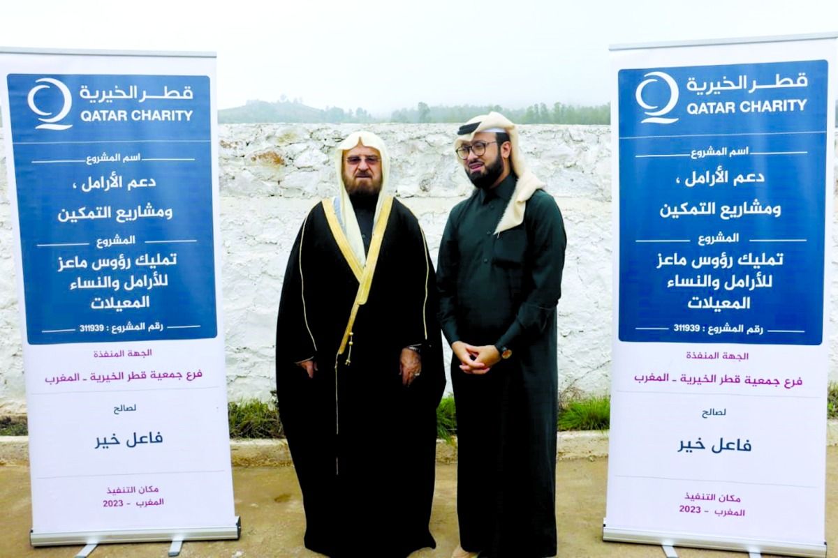 وفد قطر الخيرية يتابع تنفيذ مشاريع تنموية بالمغرب