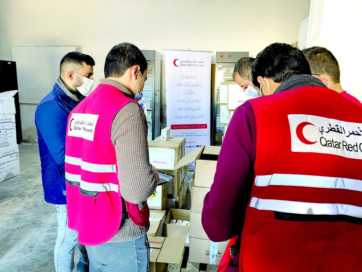 «الهلال القطري» يمد «جسور الشفاء والأمل» لمرضى السرطان في الشمال السوري