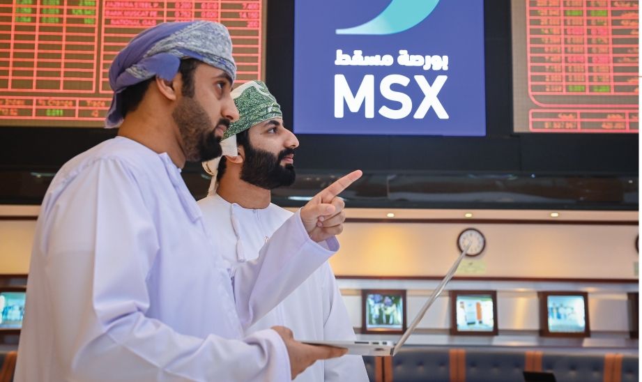 مؤشر بورصة مسقط يغلق مُرتفعًا