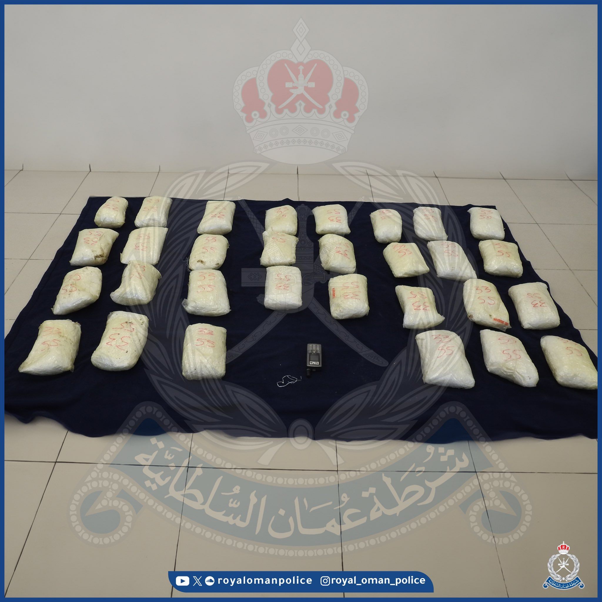 لتهريبهما مخدر الكريستال .. الشرطة تقبض على آسيوييَّن