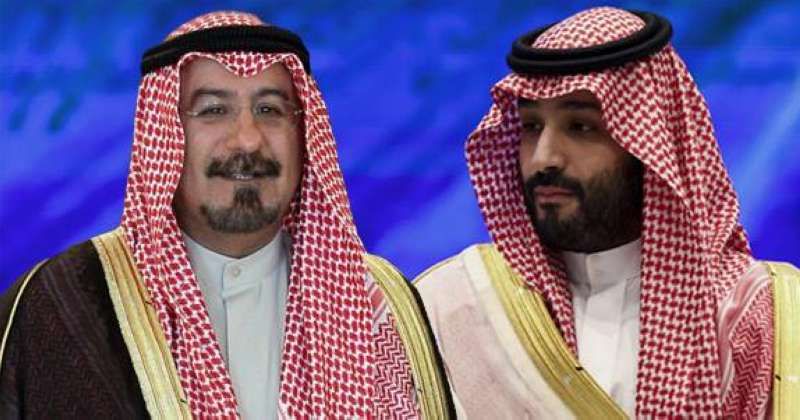 محمد بن سلمان يهنئ محمد الصباح