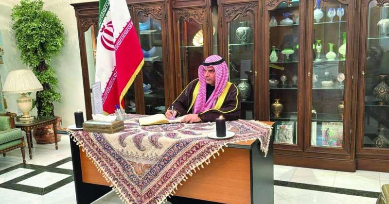 خالد الياسين: نتمنى لإيران نعمة الأمن والاستقرار