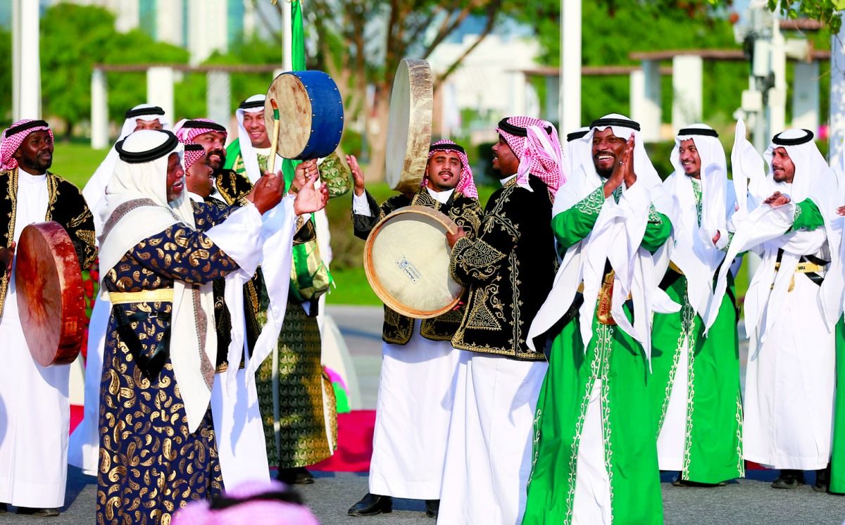 إكسبو 2023 الدوحة يحتفي باليوم الوطني السعودي